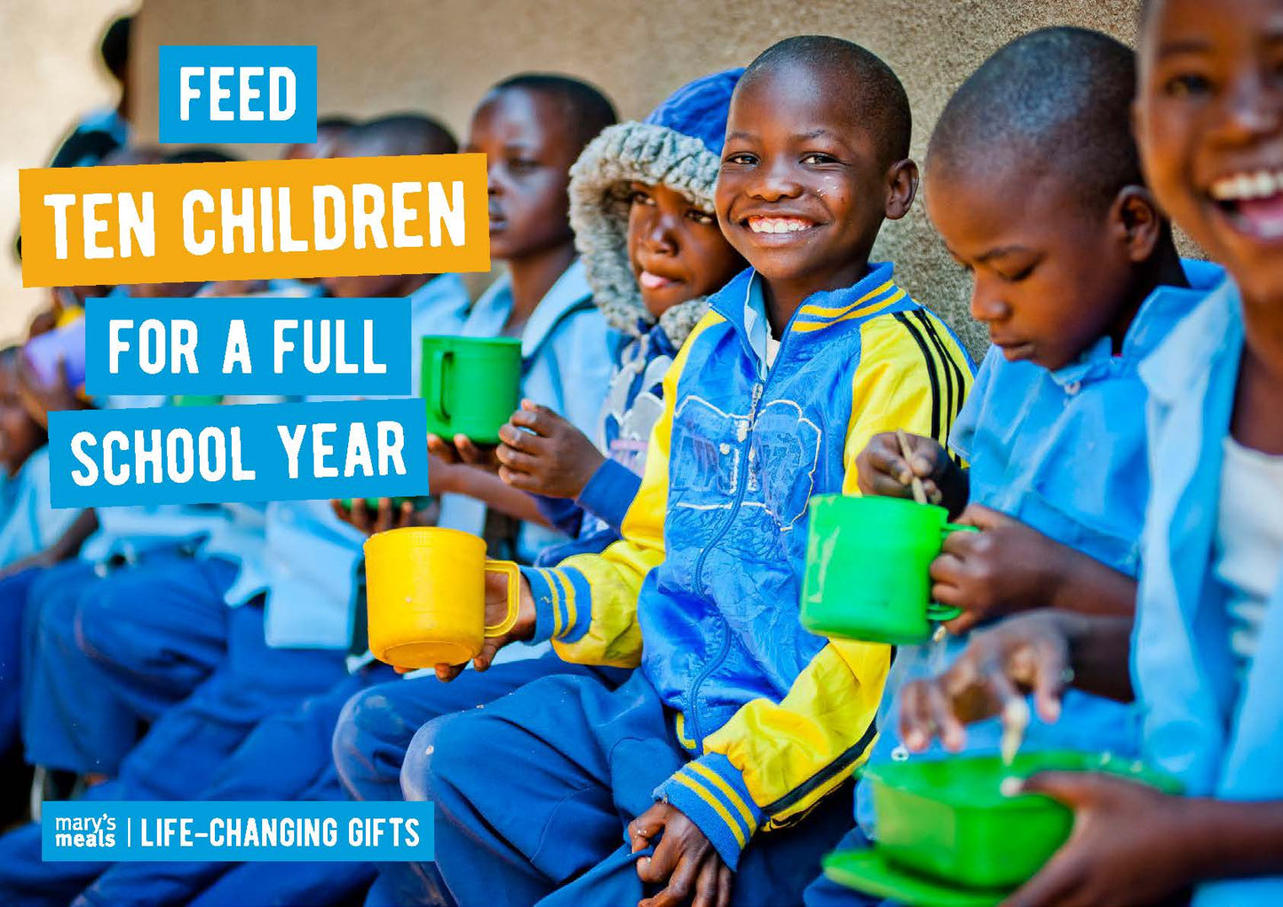 Feed ten children for a whole school year